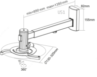 Projektor qavs devori Chakana savdo