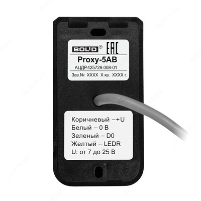 Proxy-5AB Считыватель проксимити карты EM-Marin Кнопка для команд цвет черный