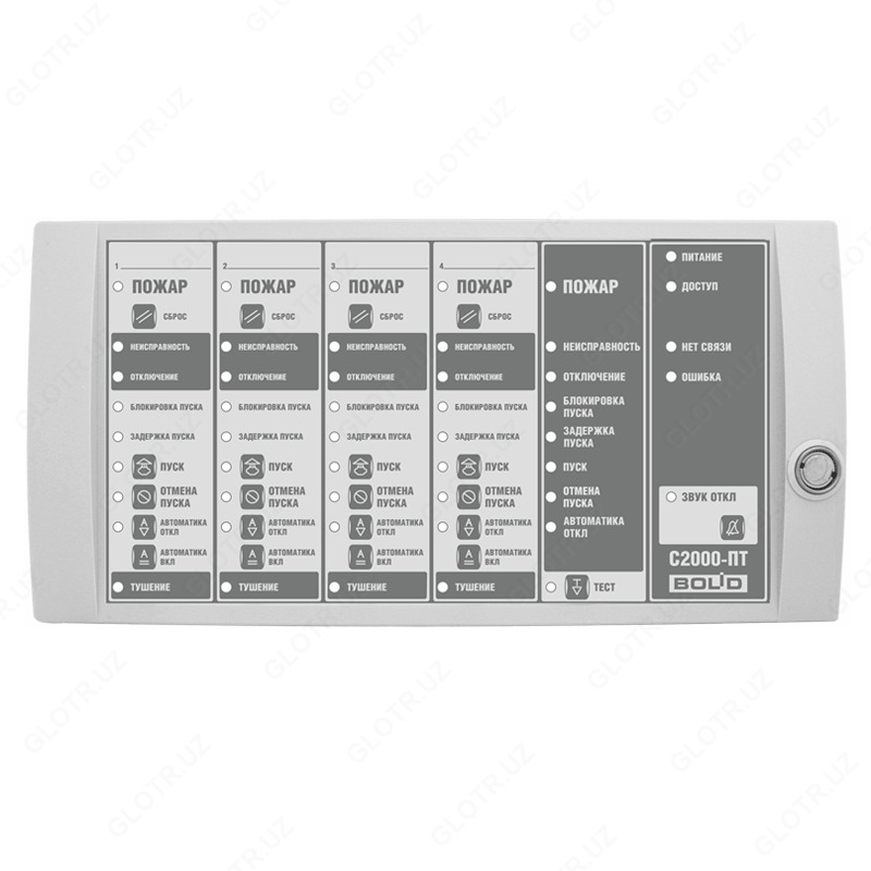 С2000-ПТ Блок индикации и управления ( Снято с производства. Замена - на С2000-ПТ 2RS485)
