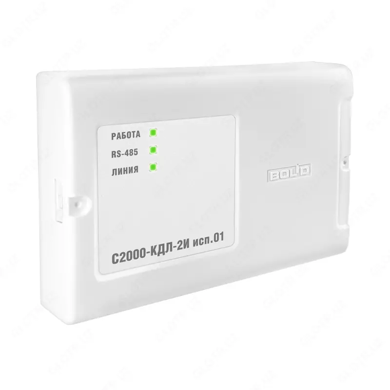 С2000-КДЛ-2И ИСП.01- КОНТРОЛЛЕР ДВУХПРОВОДНОЙ ЛИНИИ СВЯЗИ С ГАЛЬВАНИЧЕСКОЙ ИЗОЛЯЦИЕЙ - от {0} сум