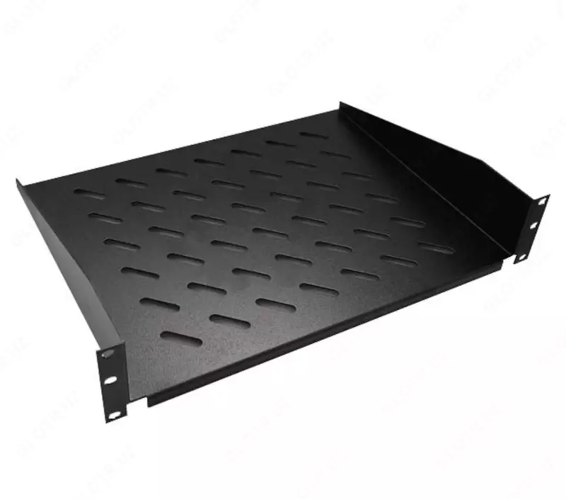 Консольная полка без отверстий 2U-10 DP