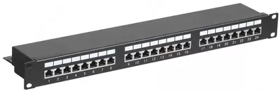 Коммутационная панель Cat5e FTP 24 порта 1U 19"