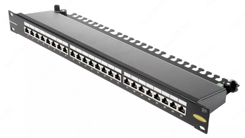 Коммутационная панель Cat6 UTP 24 порта 1U 19"
