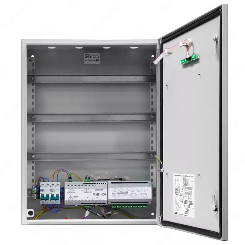 ШПС-24 исп.12 - Шкаф с резервированным источником питания для монтажа средств пожарной автоматики - от {0} сум