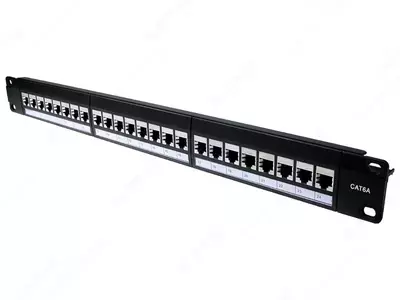 Коммутационная панель Cat6A UTP 24 порта 1U 19" - 316 000 сум / шт.