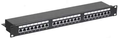 Коммутационная панель Cat5e FTP 24 порта 1U 19" - 515 000 сум / шт.