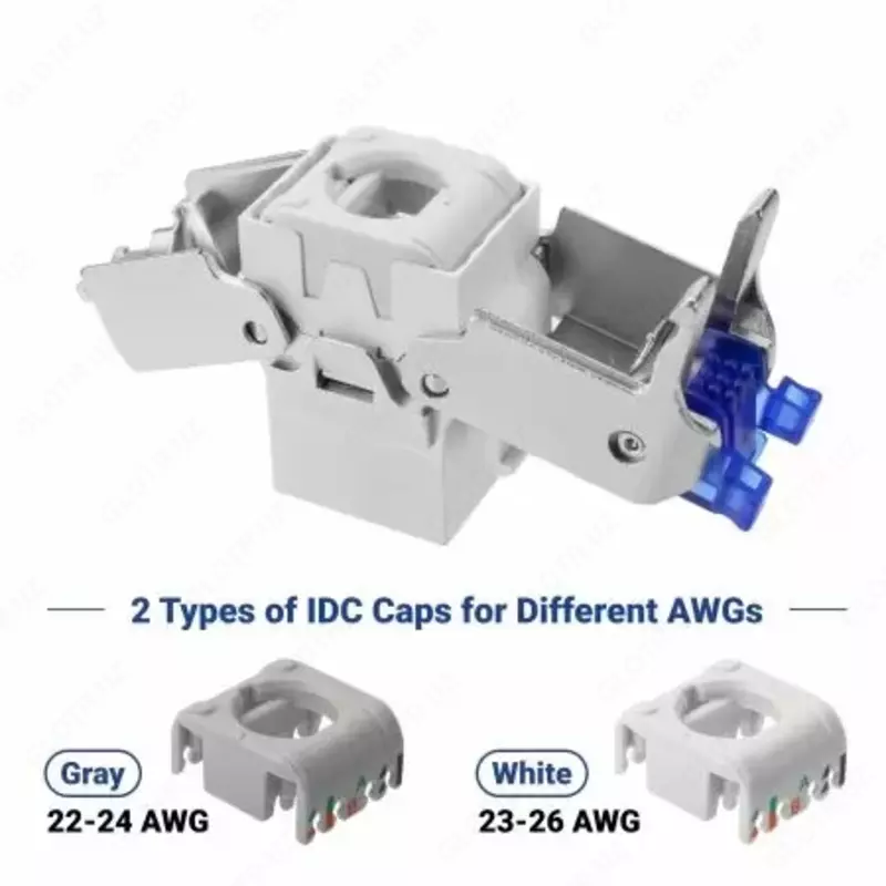 Разъем RJ45 8P8C Cat6A FTP с зажимом для кабеля Оптом и розница