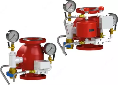 6В-ВФ.О4-"Прямоточный-100" - Узел управления спринклерный водозаполненный (без камеры задержки)