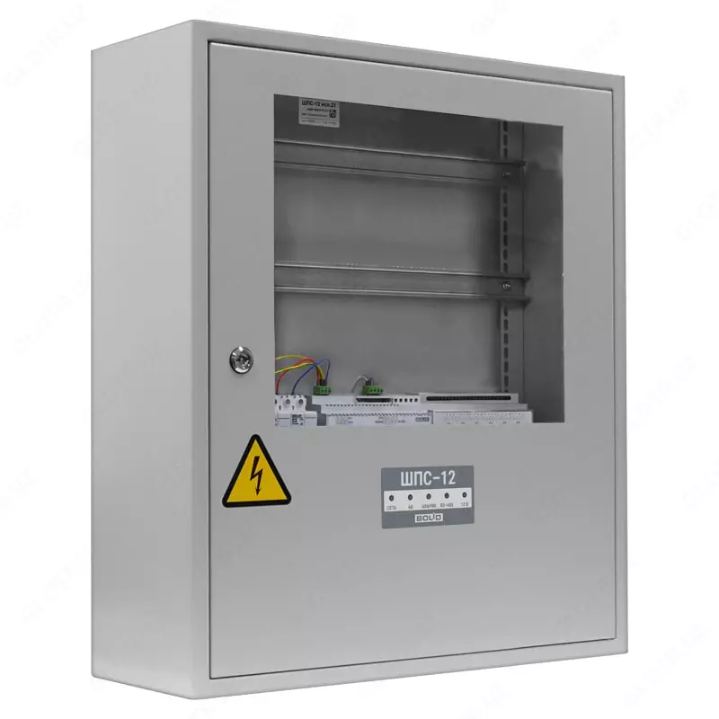 ШПС-12 исп.21 - Шкаф с резервированным источником питания для монтажа средств пожарной автоматики.