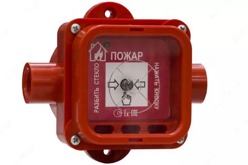 Взрывозащищенный извещатель пожарный ручной Спектрон-535-Exi/Exm-ИПР-В