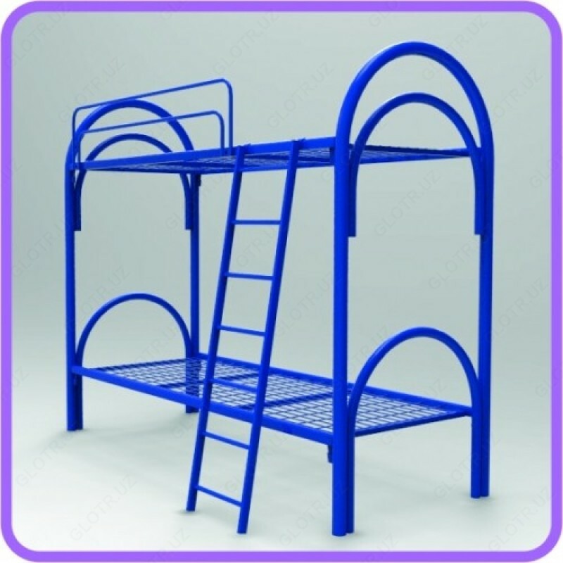 Кровать металлическая 2 х ярусная