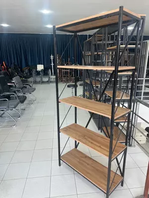 Стеллаж в стиле "Лофт" Модель №1 (5 полок)