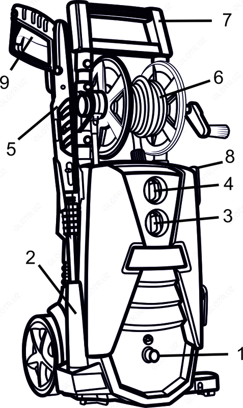  Аппарат высокого давления Alteco HPW 140 - 