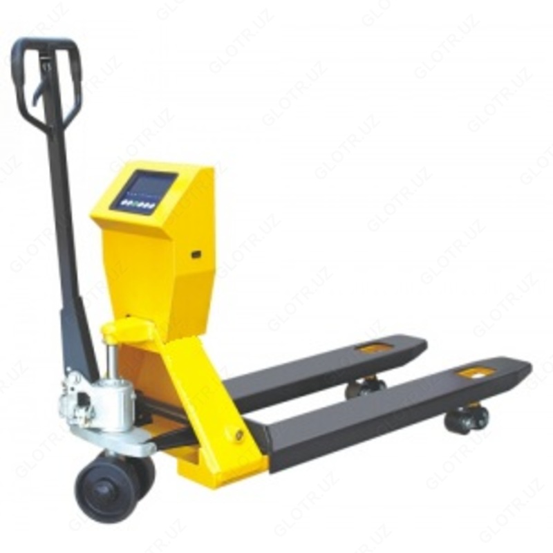  Гидравлическая тележка с весами 2000кг - 