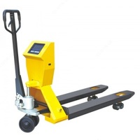  Гидравлическая тележка с весами 2000кг - 