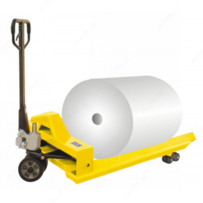 Гидравлическая тележка для перевозки рулонов 1 000кг