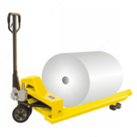  Гидравлическая тележка для перевозки рулонов 1 000кг - 