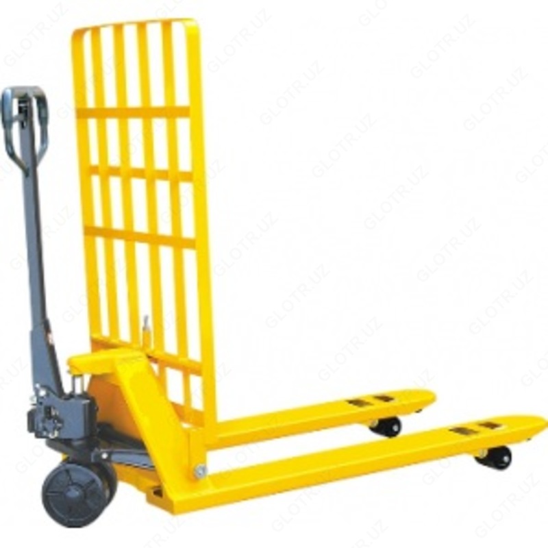 Гидравлическая тележка с защитным ограждением 2500кг