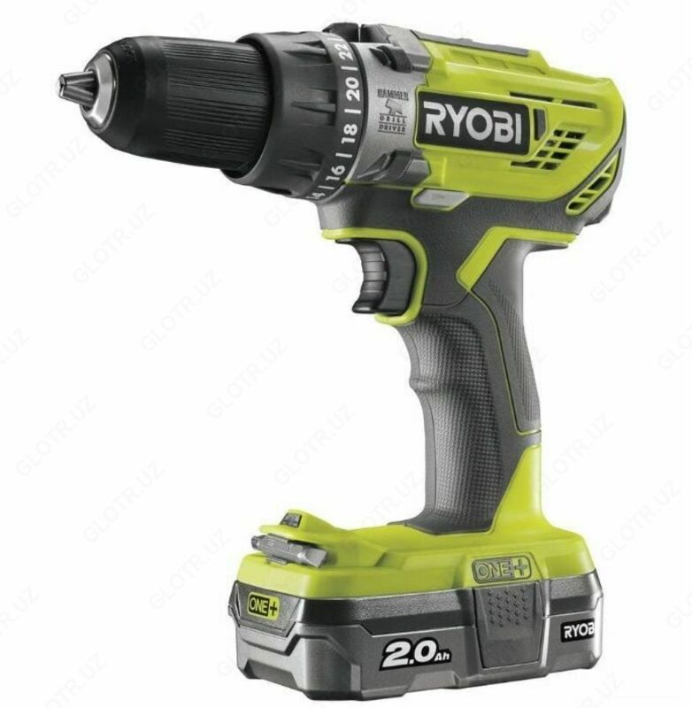 Дрель-шуруповерт ударная аккумуляторная Ryobi R18PD3-120S ONE+