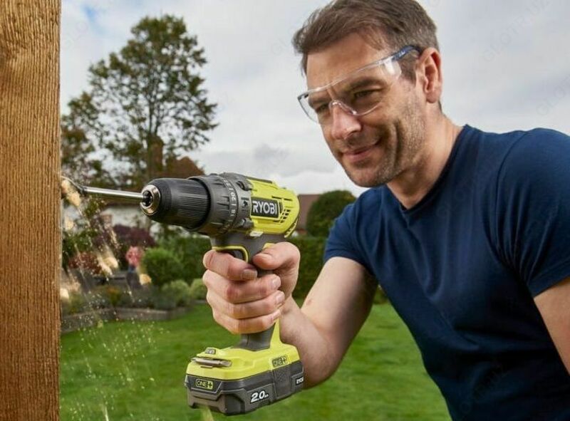  Дрель-шуруповерт ударная аккумуляторная Ryobi R18PD3-120S ONE+ - 