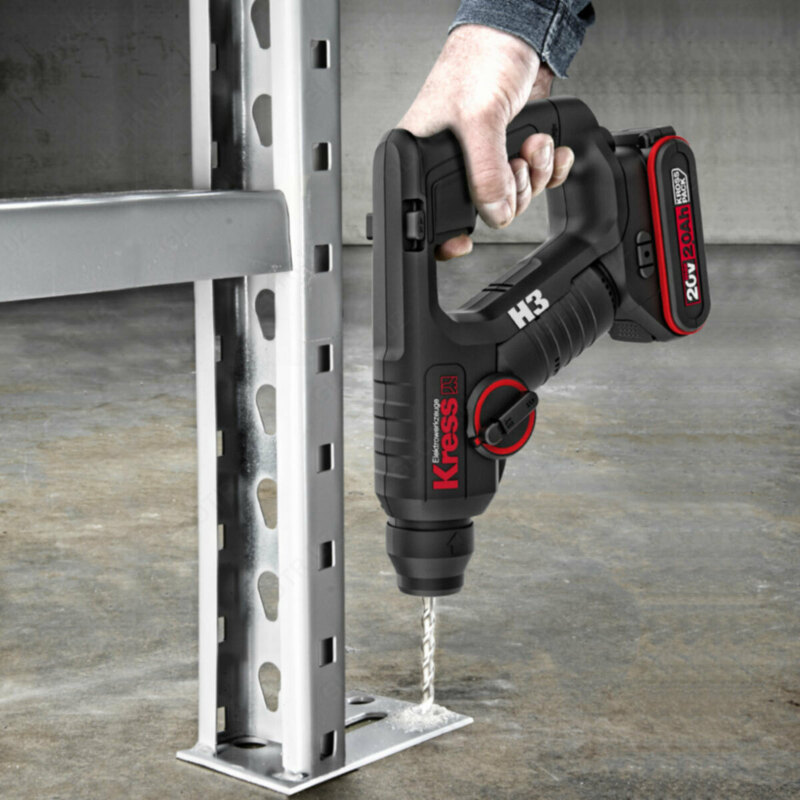  Qaytib bolga matkapi KRESS H3 KU381 20V 1 5J simsiz - BEST TOOLS