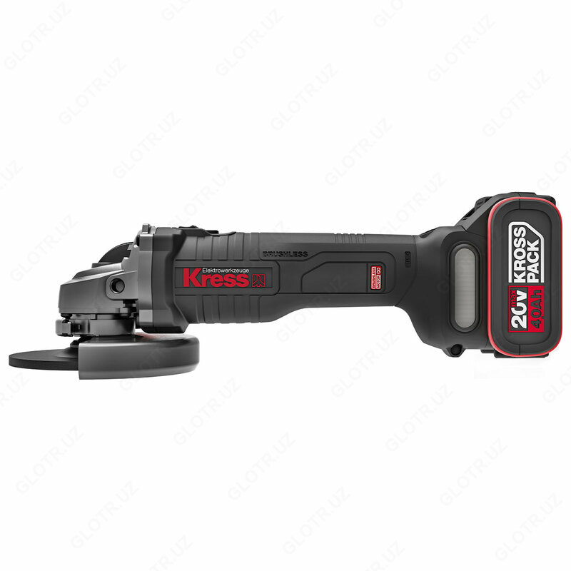 Burchak maydalagich (maydalagich) KRESS KU801 20V 125mm simsiz