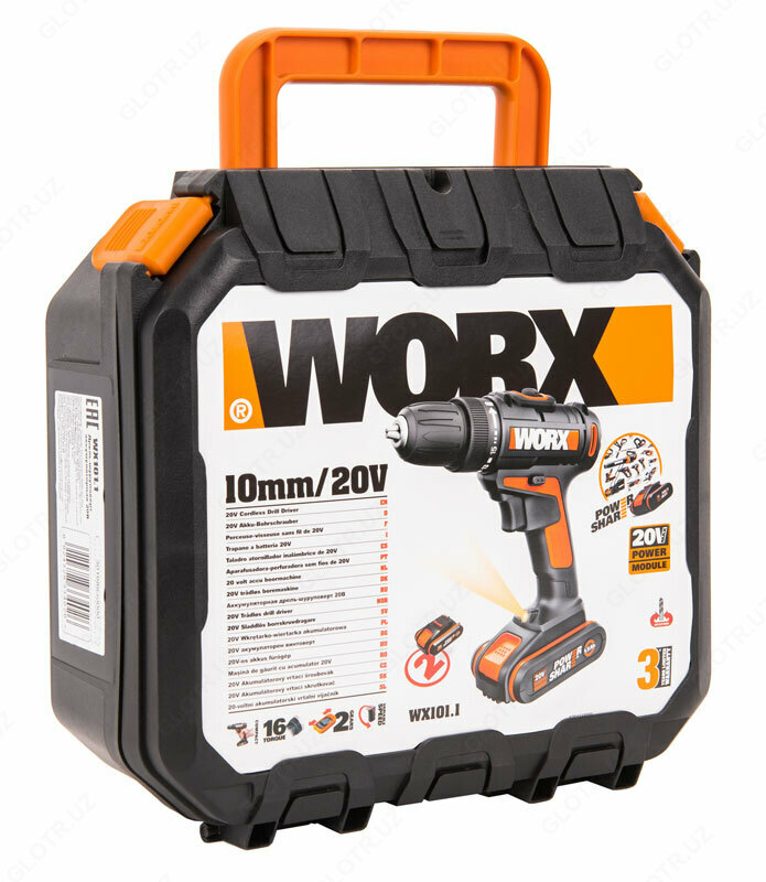  OOO BEST-TOOLS - Дрель-шуруповерт аккумуляторная WORX WX101.1