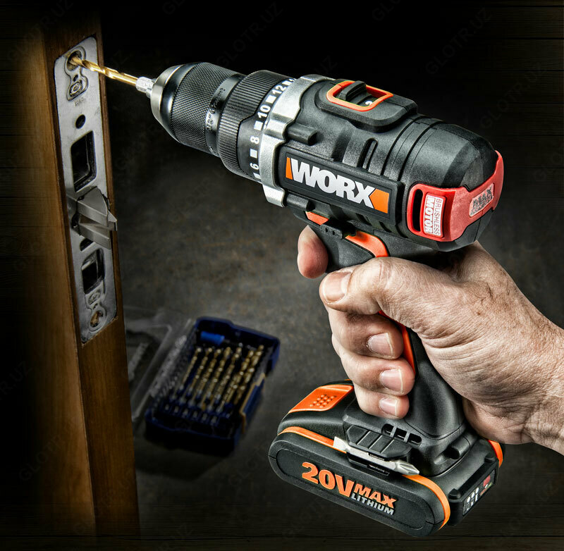  Дрель-шуруповерт аккумуляторная WORX BL WX175.9 - 