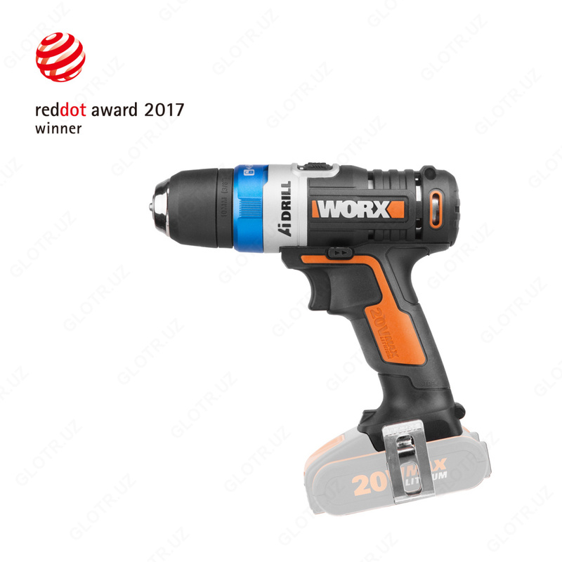  Aqlli burgulash drayveri WORX WX178 20V AiDrill 20Nm simsiz - 