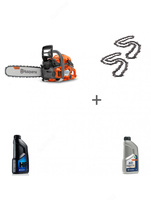 Бензопила Husqvarna 545 Mark II + две цепи + два масла в подарок!