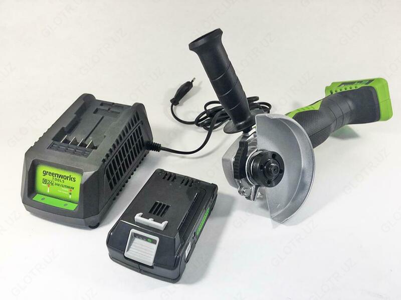  Simsiz burchakli tegirmon Greenworks G-24V (G24AG)  art. 3200007 Ulgurji va chakana