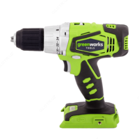  OOO BEST-TOOLS - Дрель-шуруповерт аккумуляторная Greenworks G24DDK2 24V c АКБ 2 А.ч и ЗУ в кейсе  арт. 3702807