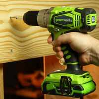  Дрель-шуруповерт аккумуляторная Greenworks G24DDK2 24V c АКБ 2 А.ч и ЗУ в кейсе  арт. 3702807  - OOO BEST-TOOLS