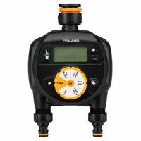 FISKARS ikkita chiqish bilan sug'orish taymeri