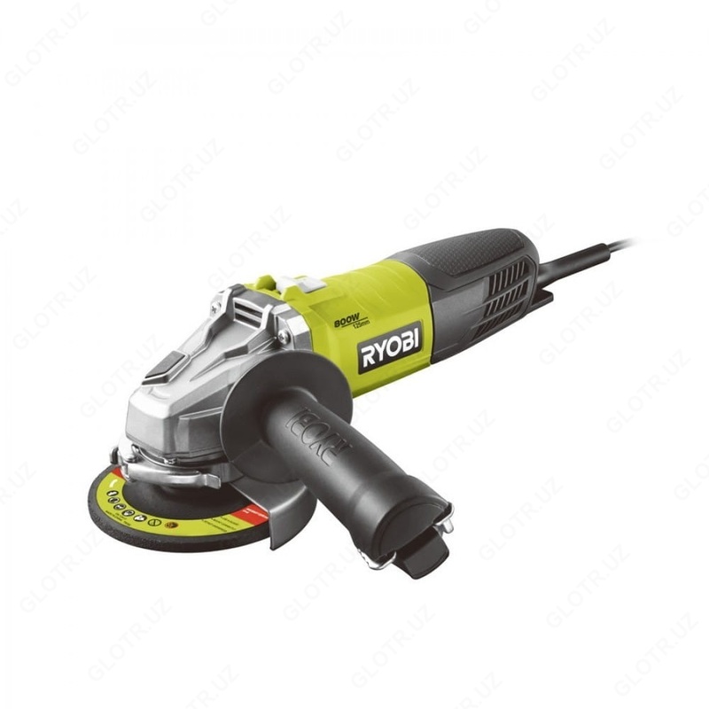 Машина угловая шлифовальная электрическая Ryobi RAG800-125G