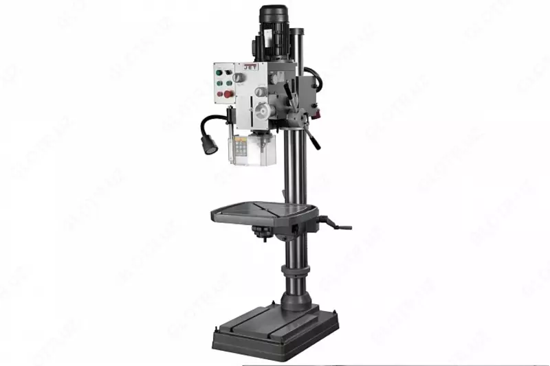  JET JGHD-32PF Редукторный сверлильный станок с автоматической подачей пиноли шпинделя - 
