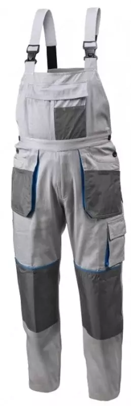 Рабочий полукомбинезон серый  размер L LD M S XL XXL