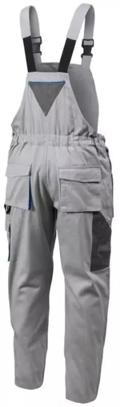  Рабочий полукомбинезон серый  размер L LD M S XL XXL - 