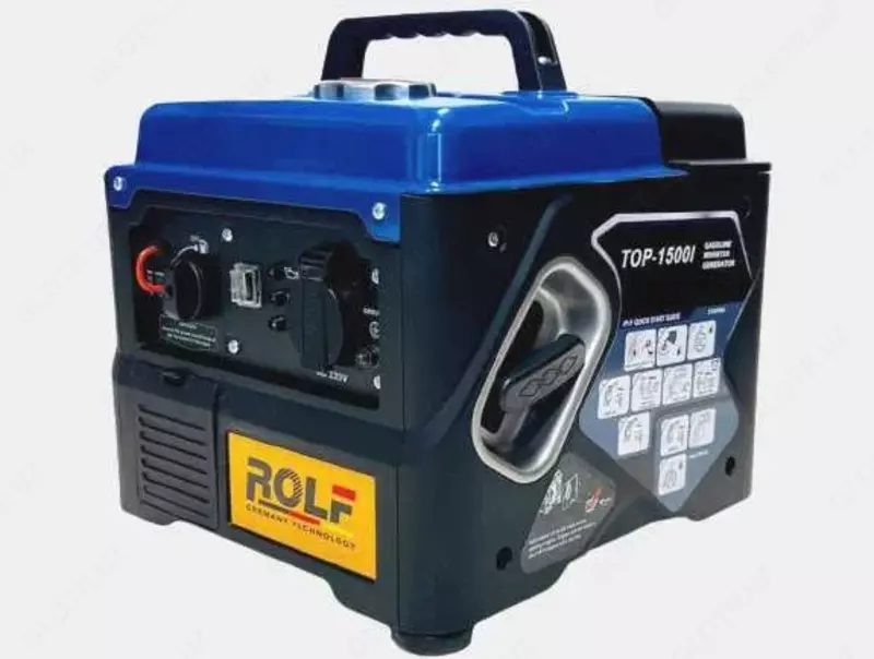 Бензиновый генератор ROLF TOP-1500I 1Кв инверторного типа