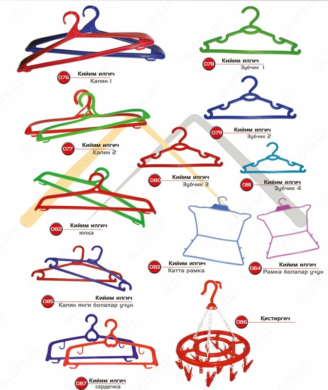 Вешалки пластмассовые