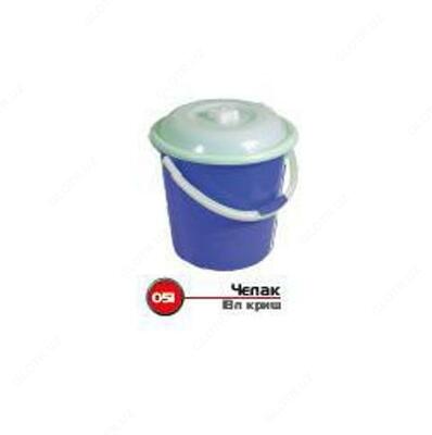 Ведро с крышкой 18 литров Арт 51 - 12 400 сум / шт.