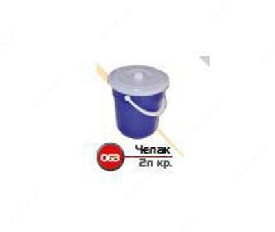 Ведро с крышкой 2 литра Арт 63 - 2 800 so'm / dona