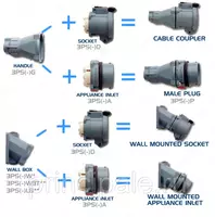 Силовые разъемы - от 45 000 сум