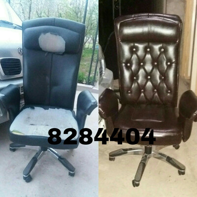 Обивка и перетяжка парикмахерских кресел в  Ташкенте - от 150 000 сум