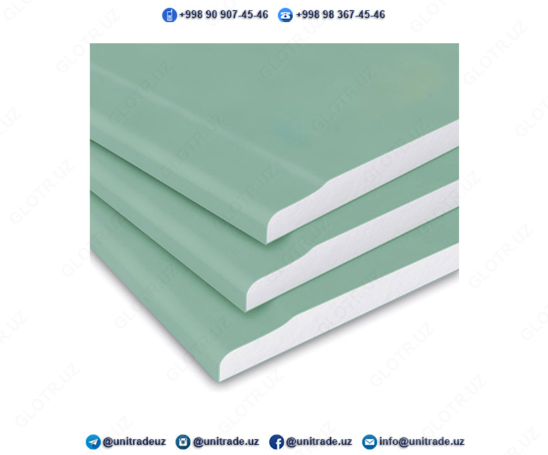  Гипсокартон Optimus (Стеновой влагостойкий) - 