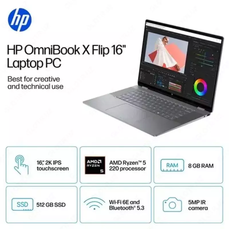 Ноутбук HP OmniBook X Flip 16-be0003dx