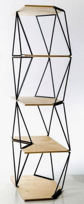 Полка напольная с арт элементами