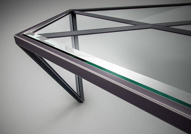 Стол журнальный с арт элементами