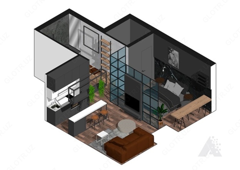 Ichki binolarni, uylarni, kvartiralarni va ofislarni loyihalash