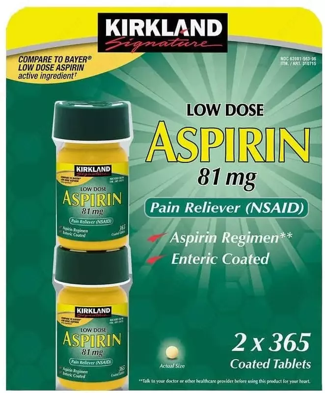 Aspirin 365 tabletkalari